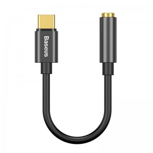 Adaptor Audio Baseus L54 Jack 3.5mm to USB-C - Negru
