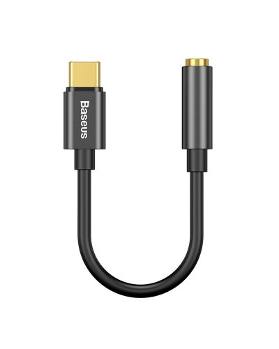 Adaptor Audio Baseus L54 Jack 3.5mm to  USB-C - Negru