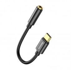 Adaptor Audio Baseus L54 Jack 3.5mm to  USB-C - Negru