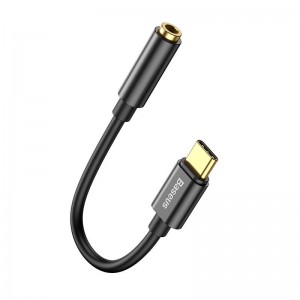 Adaptor Audio Baseus L54 Jack 3.5mm to USB-C - Negru