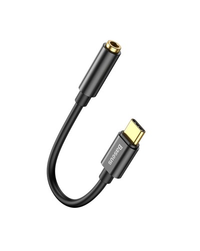 Adaptor Audio Baseus L54 Jack 3.5mm to USB-C - Negru Adaptor Audio Baseus L54 Jack 3.5mm to USB-C - Negru