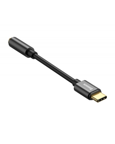 Adaptor Audio Baseus L54 Jack 3.5mm to USB-C - Negru Adaptor Audio Baseus L54 Jack 3.5mm to USB-C - Negru