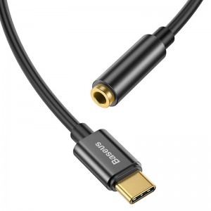 Adaptor Audio Baseus L54 Jack 3.5mm to USB-C - Negru