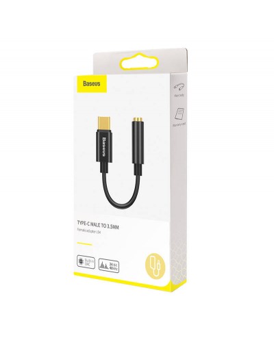 Adaptor Audio Baseus L54 Jack 3.5mm to USB-C - Negru Adaptor Audio Baseus L54 Jack 3.5mm to USB-C - Negru