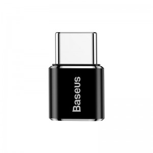 Adaptor Baseus Micro USB to Type-C Adapter Converter - Negru