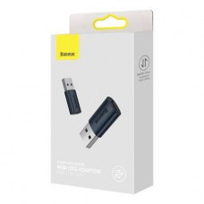 Adaptor OTG Mini Baseus Ingenuity USB-A la USB-C 3.1 | 10Gbps Aluminiu