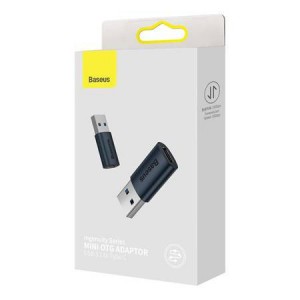 Adaptor OTG Mini Baseus Ingenuity USB-A la USB-C 3.1 | 10Gbps Aluminiu