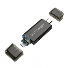 Card reader BlitzWolf BW-CR1SD USB-C / USB-A - Negru