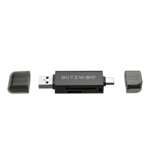 Card reader BlitzWolf BW-CR1SD USB-C / USB-A - Negru