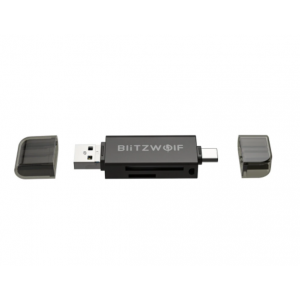 Card reader BlitzWolf BW-CR1SD USB-C / USB-A - Negru