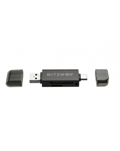 Card reader BlitzWolf BW-CR1SD USB-C / USB-A - Negru