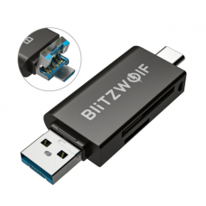 Card reader BlitzWolf BW-CR1SD USB-C / USB-A - Negru