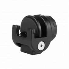 Suport Telefon PULUZ PU371 Clemă Metalică cu Filet 1/4" pentru Trepied și Selfie Stick, Rotire 360° - Negru