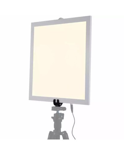 Suport Telefon PULUZ PU371 Clemă Metalică cu Filet 1/4" pentru Trepied și Selfie Stick, Rotire 360° - Negru