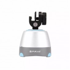 Suport Telefon PULUZ PU371 Clemă Metalică cu Filet 1/4" pentru Trepied și Selfie Stick, Rotire 360° - Negru