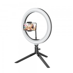 Lampa Circulara LED cu Suport telefon BlitzWolf BW-SL3 LED Flash Ring