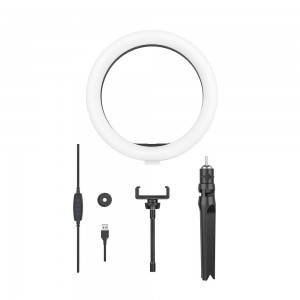 Lampa Circulara LED cu Suport telefon BlitzWolf BW-SL3 LED Flash Ring