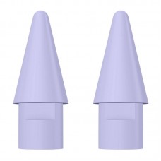 Set 2x Rezervă Vârfuri Stylus Baseus Smooth Writing Series, POM Anti-Alunecare - Lila