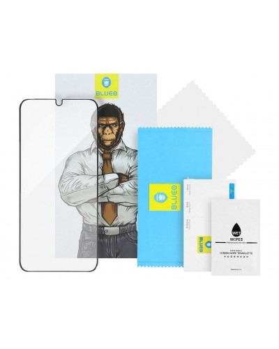 Folie Sticlă Securizată Samsung Galaxy S21 FE BLUEO Mr. Monkey 5D Full Glue Negru