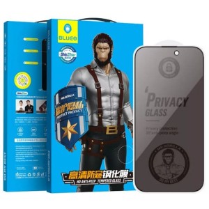 Folie Sticla Securizata iPhone 13 Pro BLUEO Mr. Monkey Glass 5D Privacy