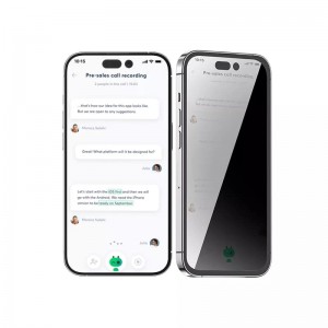 Folie Sticla Securizata iPhone 13 Pro BLUEO Mr. Monkey Glass 5D Privacy