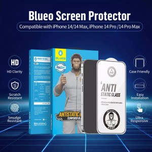 Folie Sticla Securizata iPhone 14 BLUEO Mr. Monkey Glass 5D Strong HD