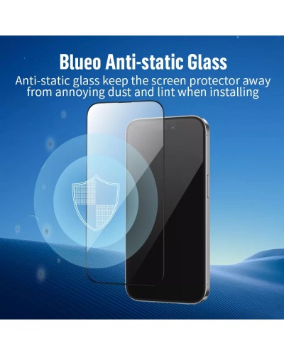 Folie Sticla Securizata iPhone 14 BLUEO Mr. Monkey Glass 5D Strong HD