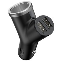 Încărcător Auto Baseus Circular Type 30W Negru