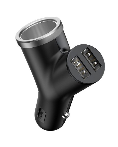 Încărcător Auto Baseus Circular Type 30W Negru