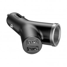Încărcător Auto Baseus Circular Type 30W Negru