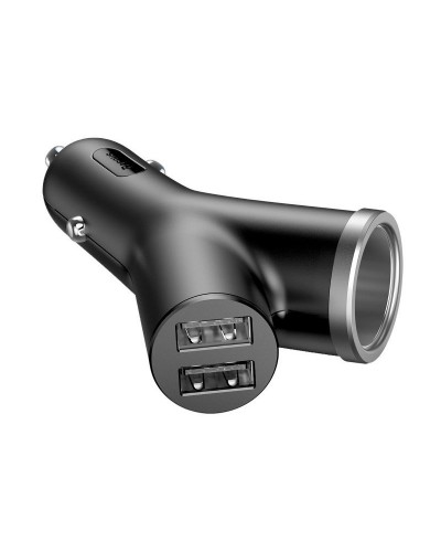 Încărcător Auto Baseus Circular Type 30W Negru