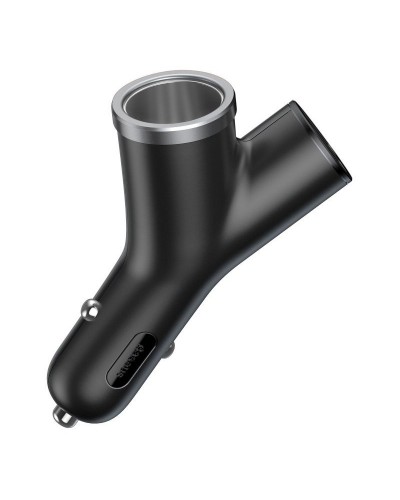 Încărcător Auto Baseus Circular Type 30W Negru