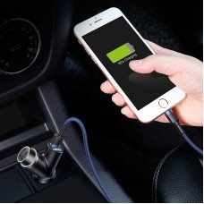 Încărcător Auto Baseus Circular Type 30W Negru