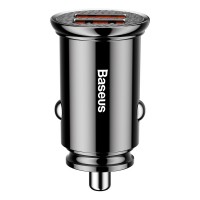 Încărcător Auto Baseus Circular 30W Negru