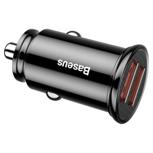 Încărcător Auto Baseus Circular 30W Negru