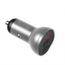 Încărcător Auto Baseus Digital Display 24W Argintiu