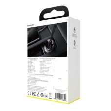 Încărcător Auto Baseus Digital Display 24W Gri