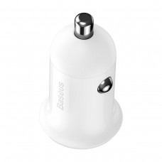 Încărcător Auto Baseus Grain Pro Alb