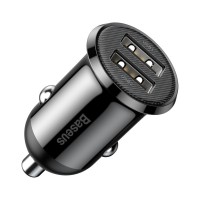 Încărcător Auto Baseus Grain Pro Negru