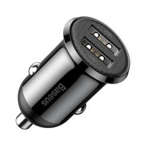 Încărcător Auto Baseus Grain Pro Negru