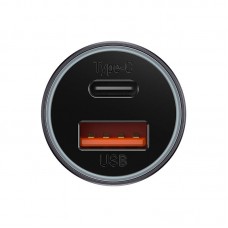 Încărcător Auto Baseus Golden Contactor Max 60W Negru