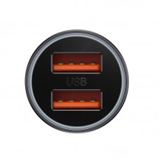 Încărcător Auto Baseus Golden Contactor Max 60W Negru