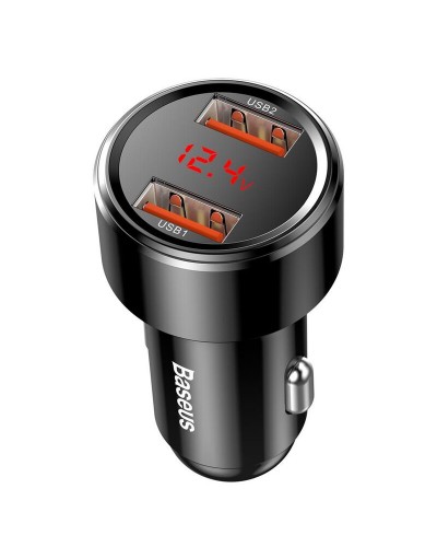 Încărcător Auto Baseus Magic 3.0 45W Negru Încărcător Auto Baseus Magic 3.0 45W Negru