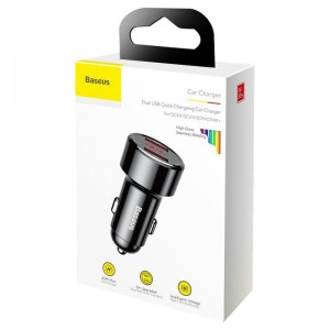 Încărcător Auto Baseus Magic 3.0 45W Negru