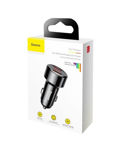 Încărcător Auto Baseus Magic 3.0 45W Negru Încărcător Auto Baseus Magic 3.0 45W Negru