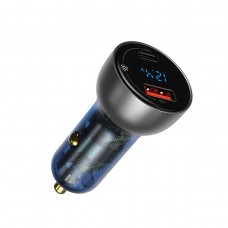 Încărcător Auto Baseus Particular Digital Display 65W Argintiu