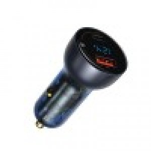 Încărcător Auto Baseus Particular Digital Display 65W Gri