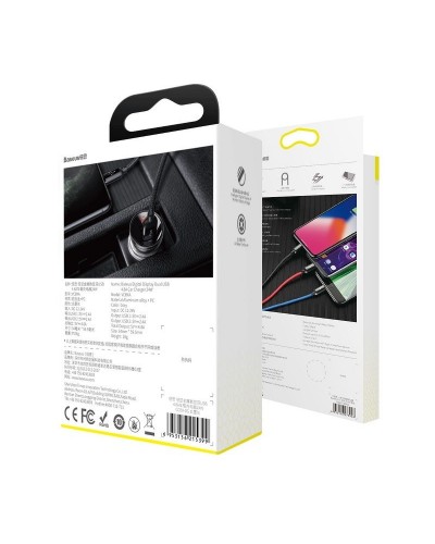 Încărcător Auto Baseus Digital Display 4.8A 24W Negru