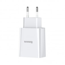 Incarcator de retea BASEUS Speed Mini Dual U, 10.5W - Alb