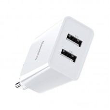 Incarcator de retea BASEUS Speed Mini Dual U, 10.5W - Alb